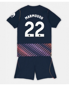 Billige Fotballdrakt Tottenham Hotspur Omar Marmoush #22 Replika Bortedraktsett Barn 2026-27 Kortermet (med bukser)